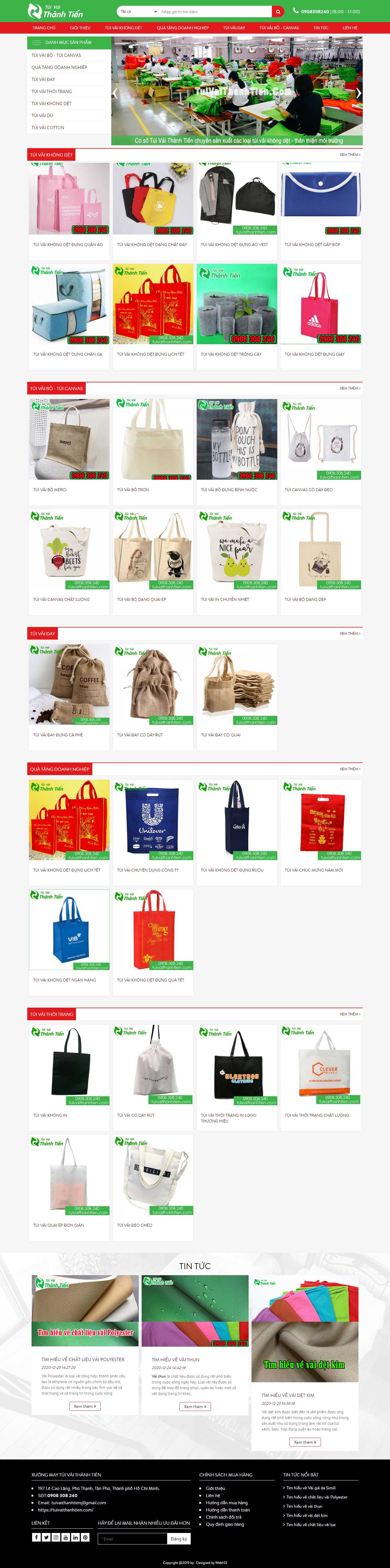 Thiết kế Web chuyên nghiệp giá rẻ tuivaithanhtien.com