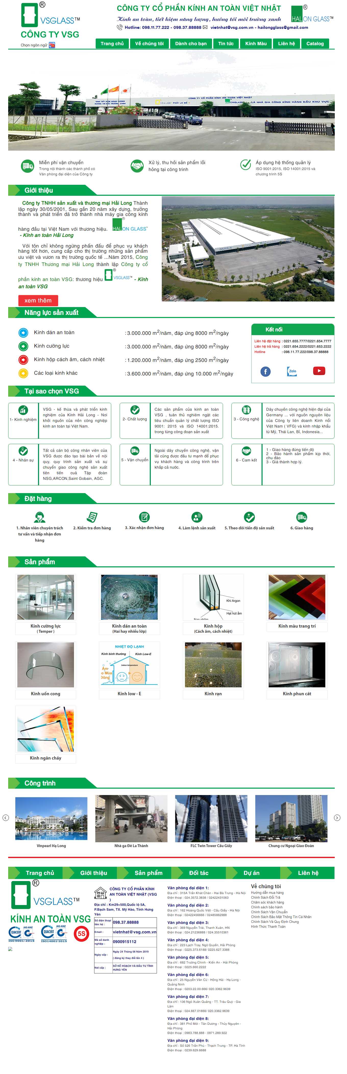 Thiết kế Web bán hàng trực tuyến vsg.com.vn