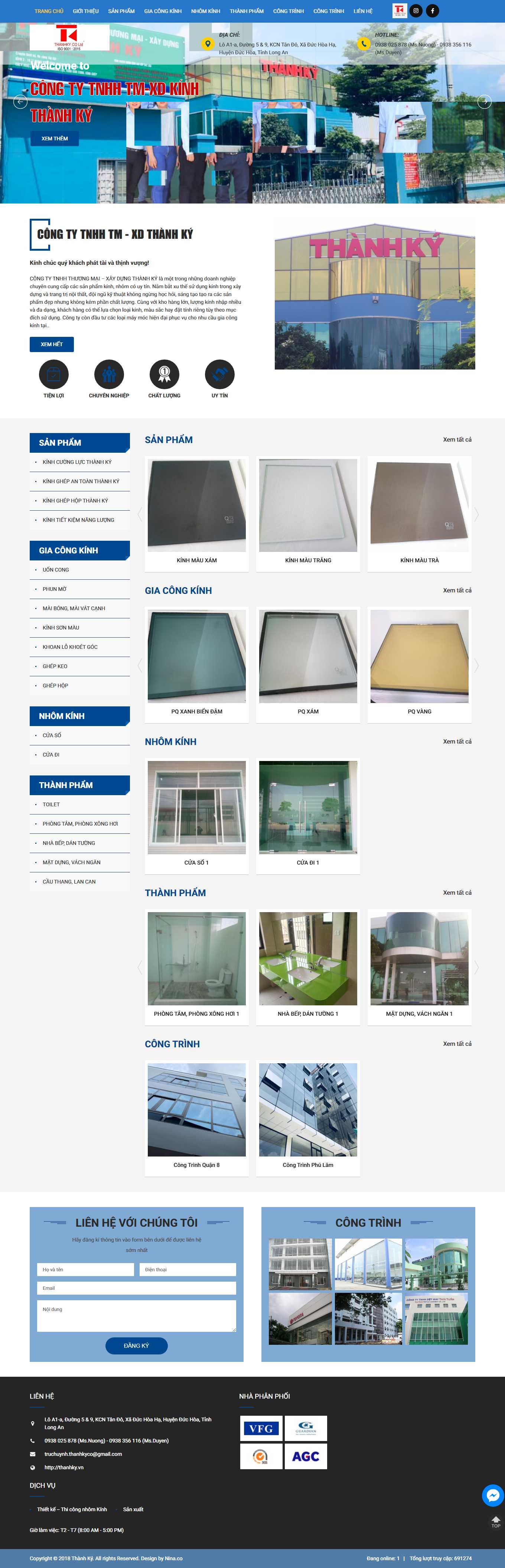 Thiết kế Web bán hàng trực tuyến thanhky.vn