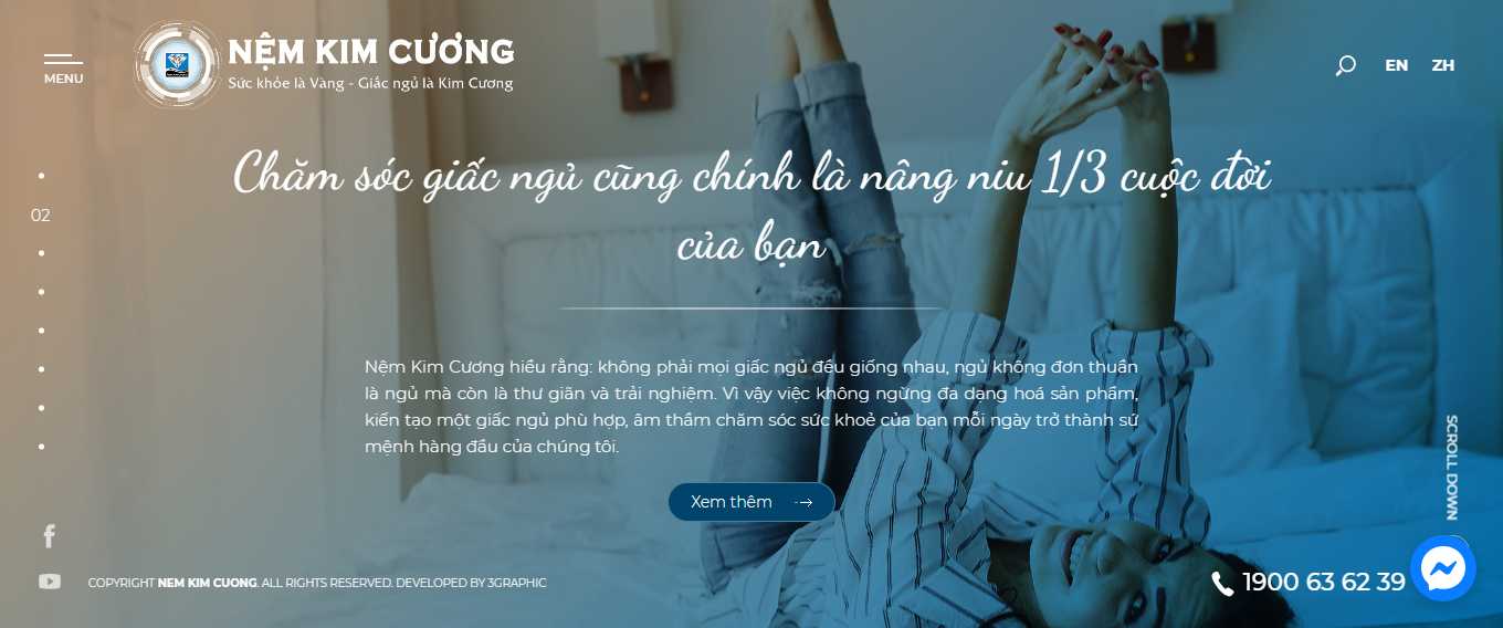 Thiết kế Web giới thiệu sản phẩm nemkimcuong.vn