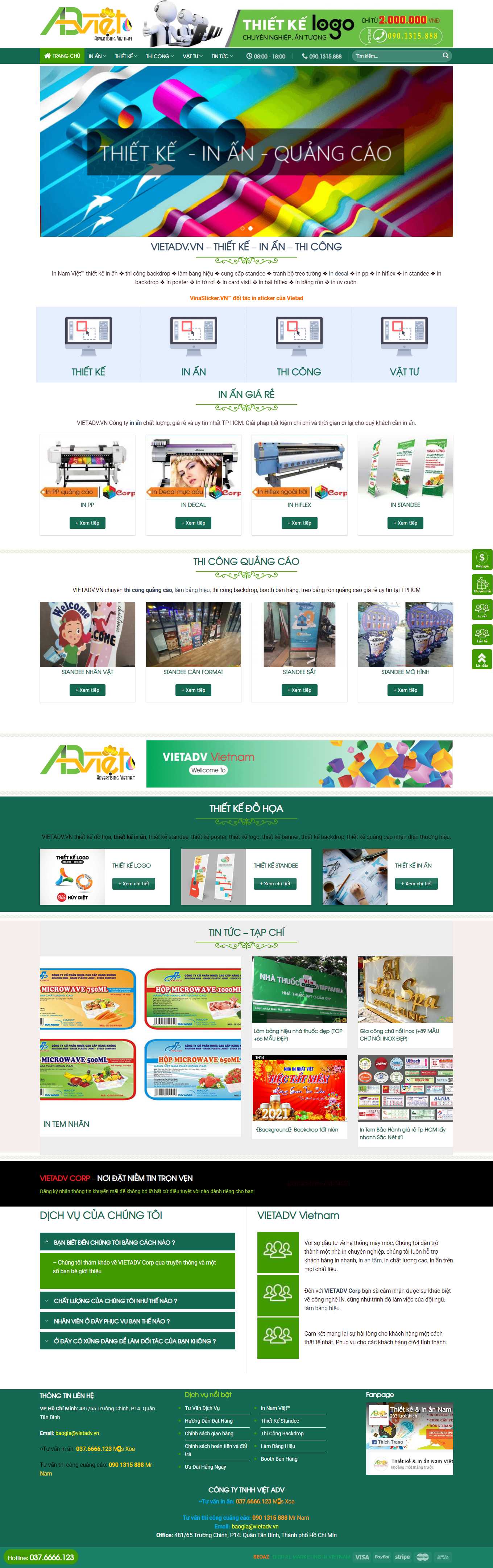 Thiết kế Web thiết kế in ấn vietadv.vn