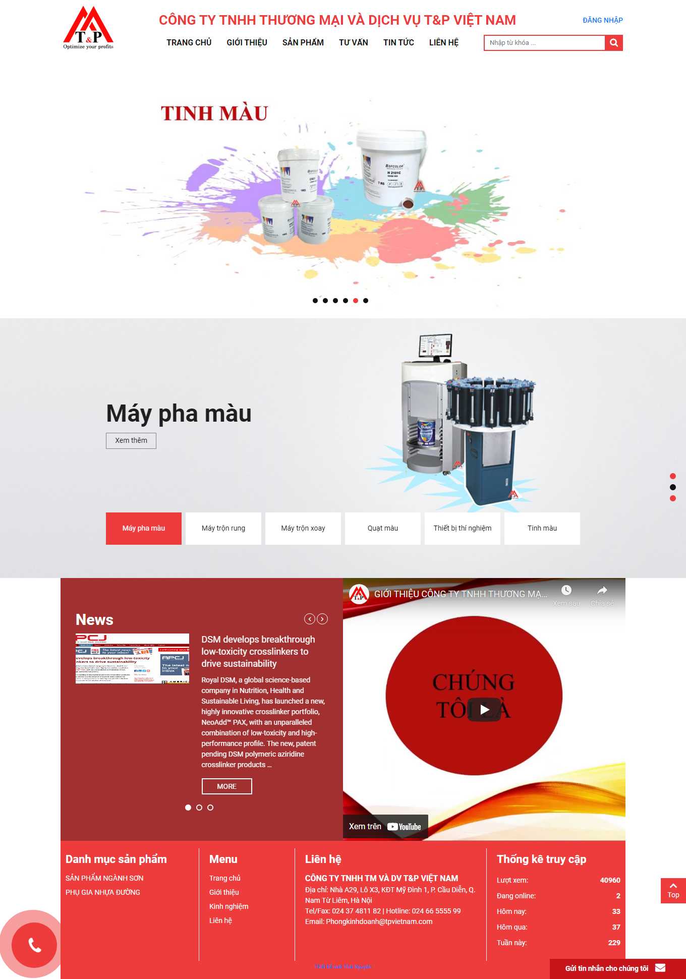 Thiết kế Web nghệ sỹ ca sĩ cá nhân tpvietnam.com