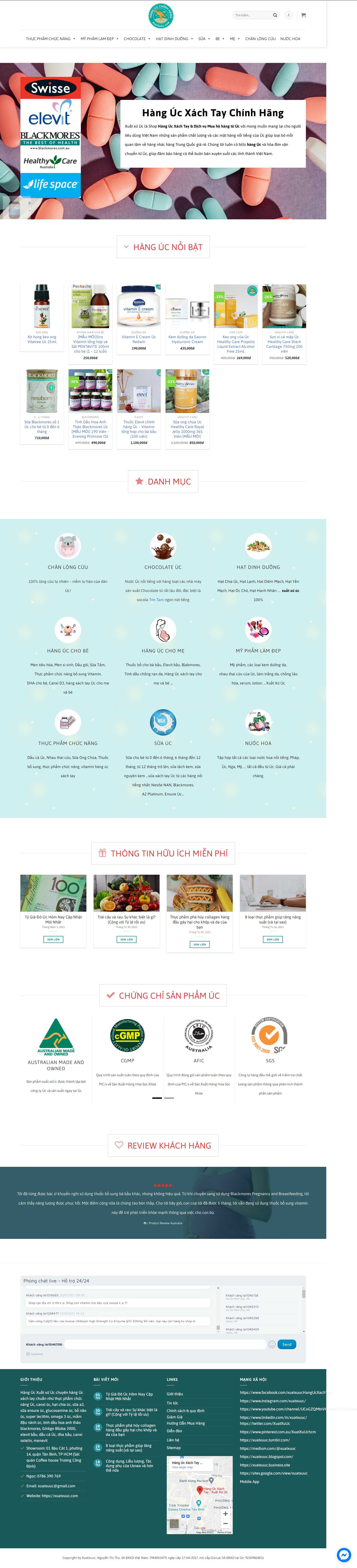 Thiết kế Web nghệ sỹ ca sĩ cá nhân xuatxuuc.com