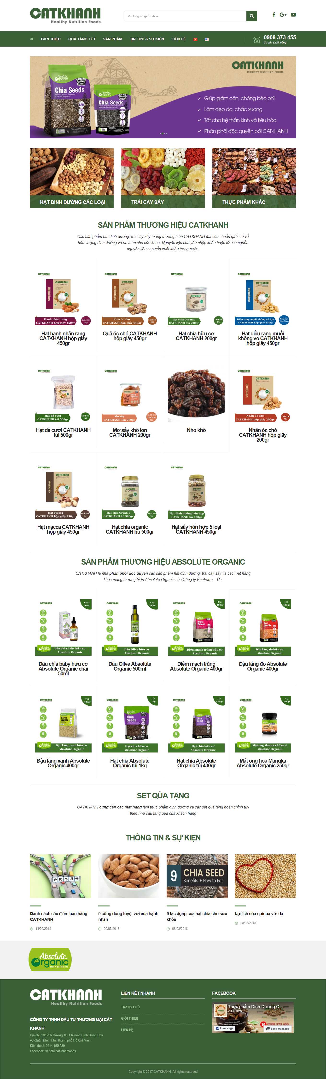 Thiết kế Web nghệ sỹ ca sĩ cá nhân catkhanh.com.vn