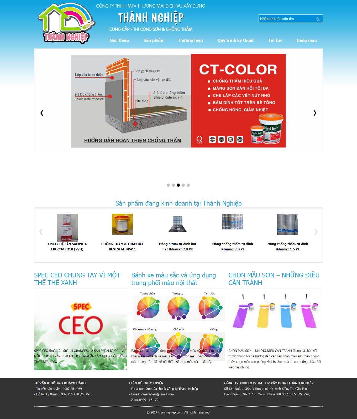 Thiết kế Web rao vặt Đấu giá thanhnghiep.com