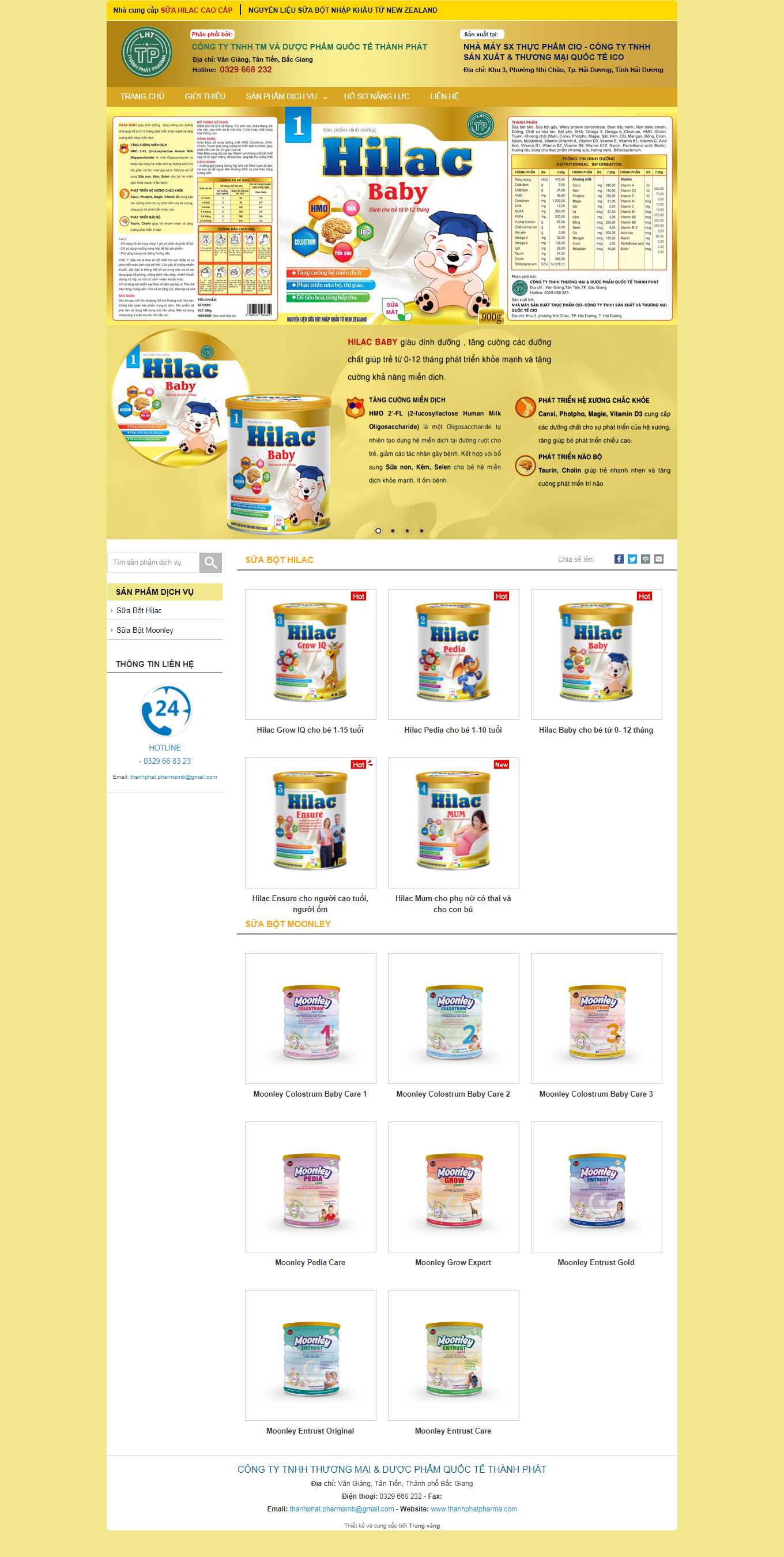 Thiết kế Web rao vặt Đấu giá thanhphatpharma.com