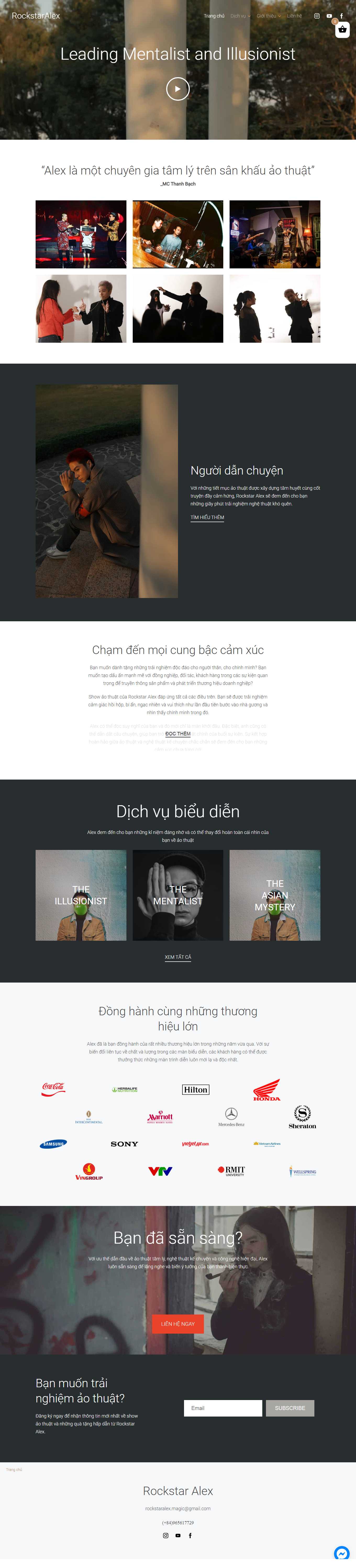 Thiết kế Web vui chơi giải trí rockstaralex.com