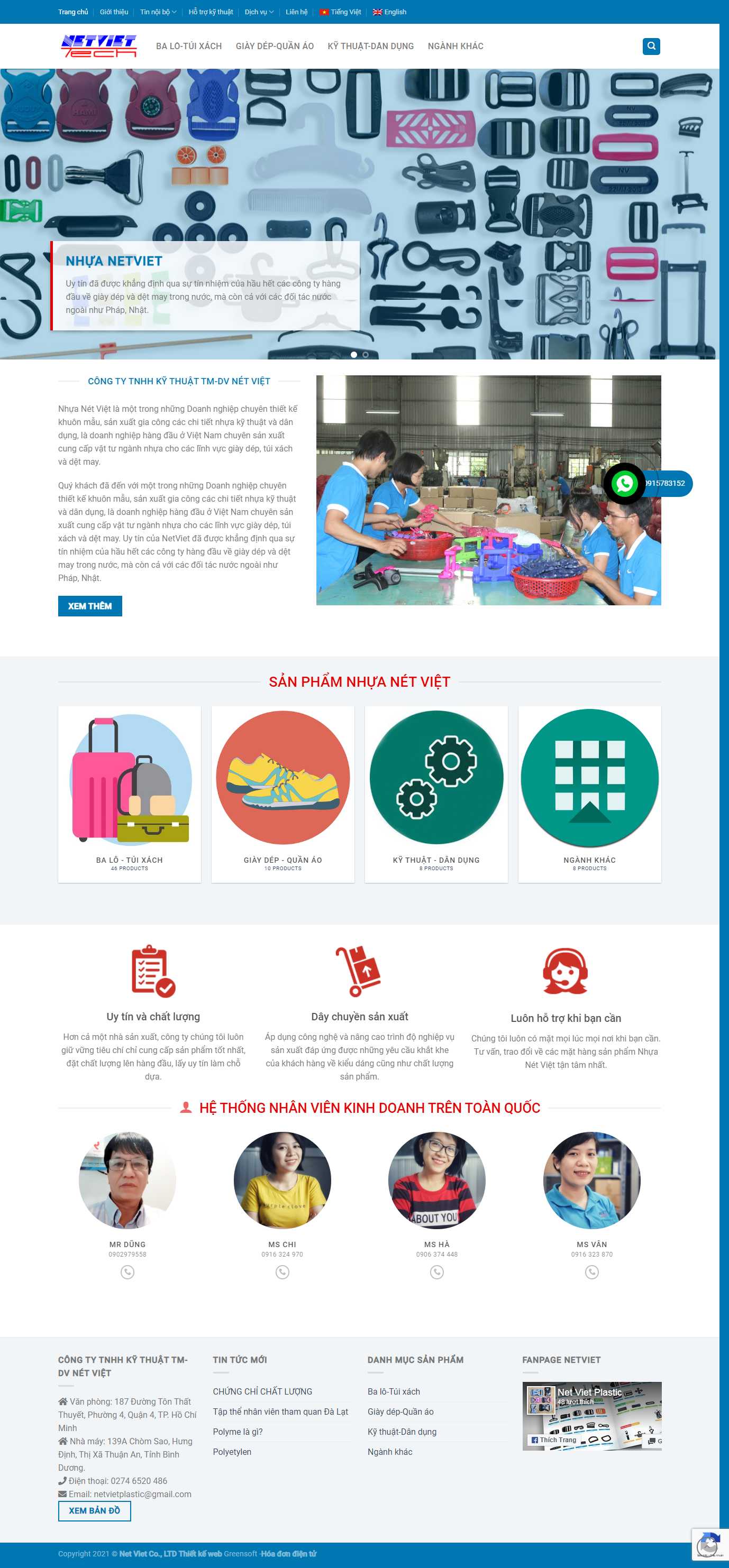 Thiết kế Web vui chơi giải trí netviet.vn