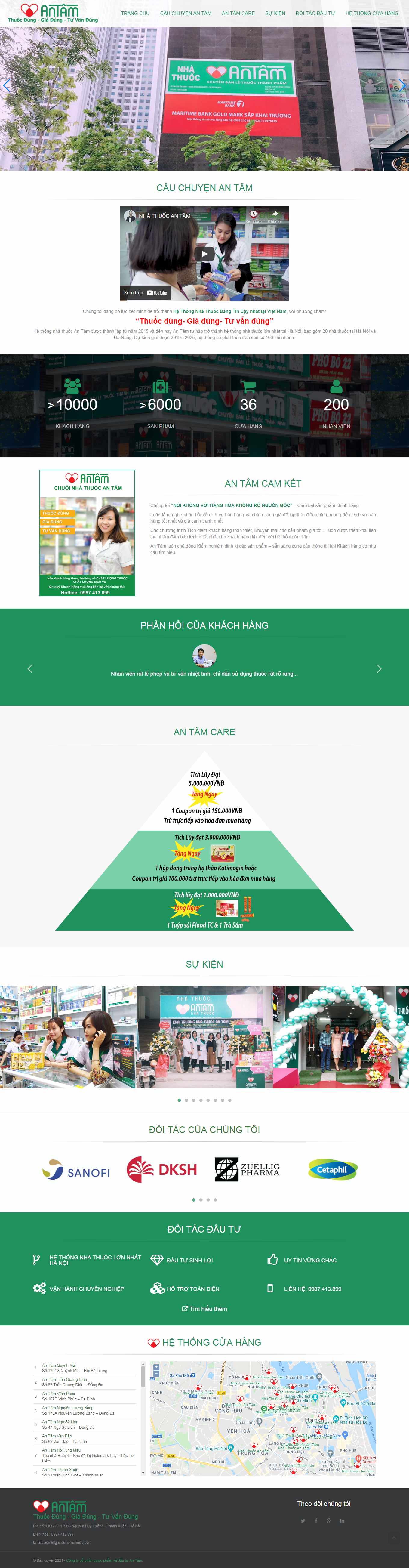 Thiết kế Web nhà thuốc antaphar.com