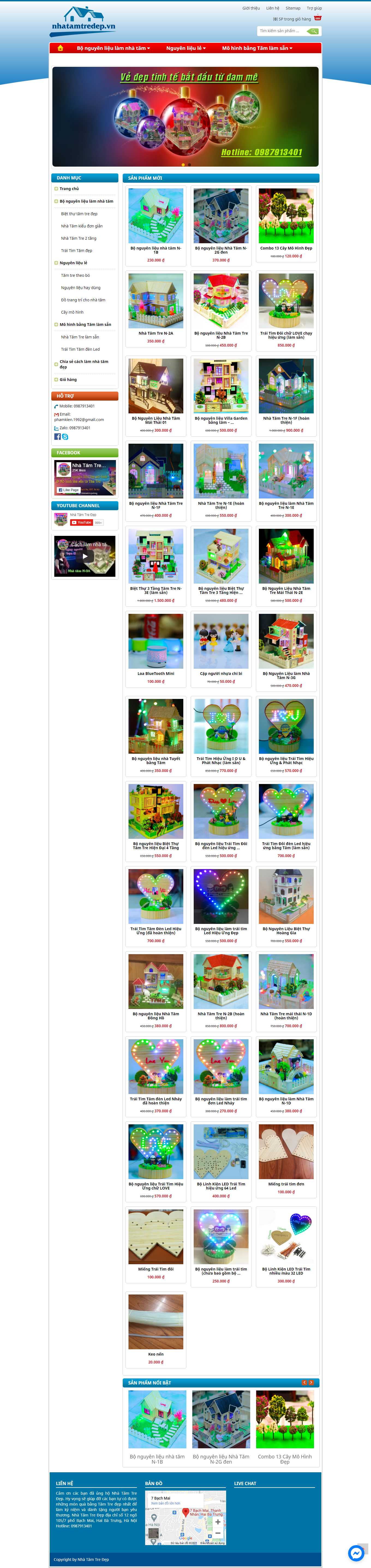 Thiết kế Web bán đồ handmade nhatamtredep.vn