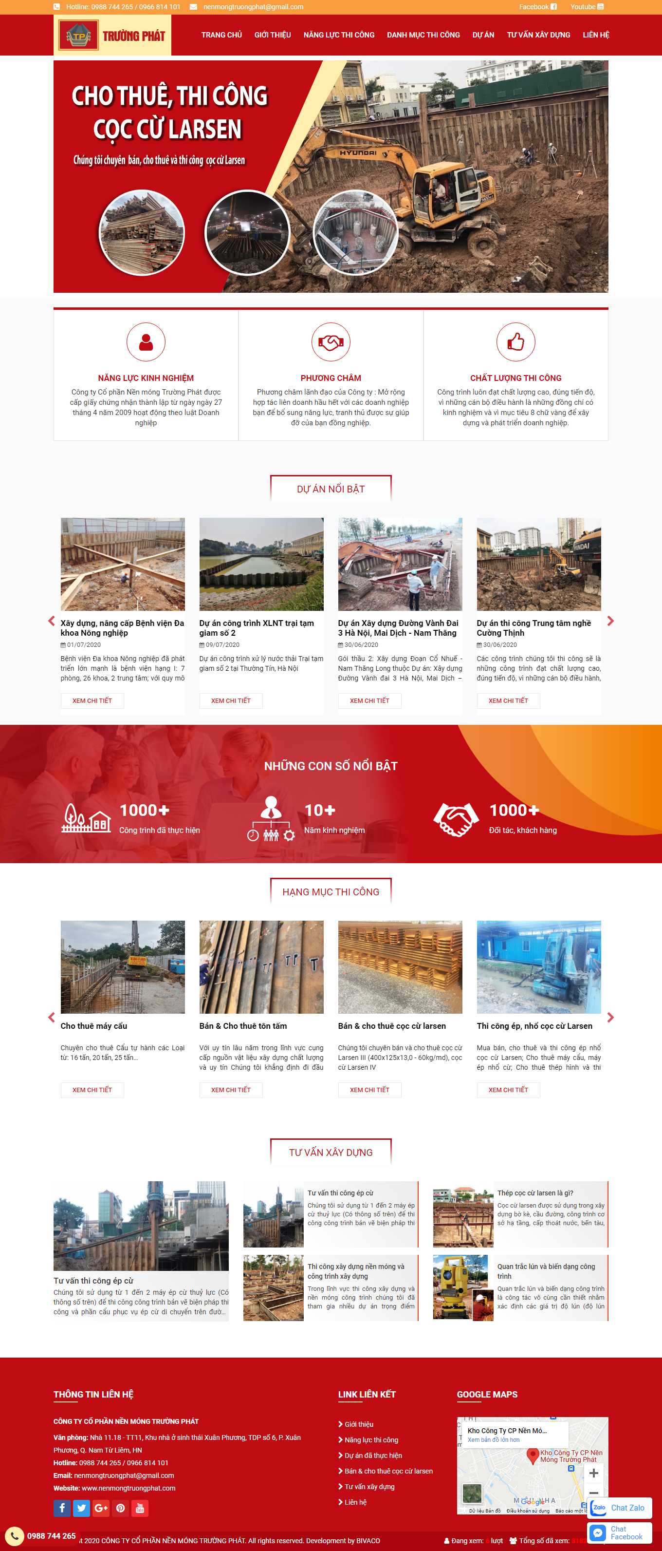 Thiết kế Web tấm lợp nhựa, tôn kim loại nenmongtruongphat.com