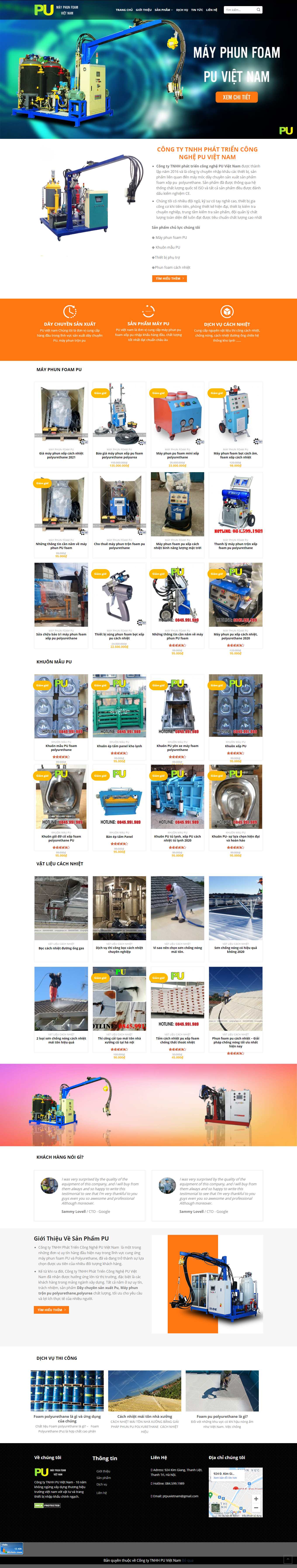 Thiết kế Web tấm lợp nhựa, tôn kim loại congnghepu.vn