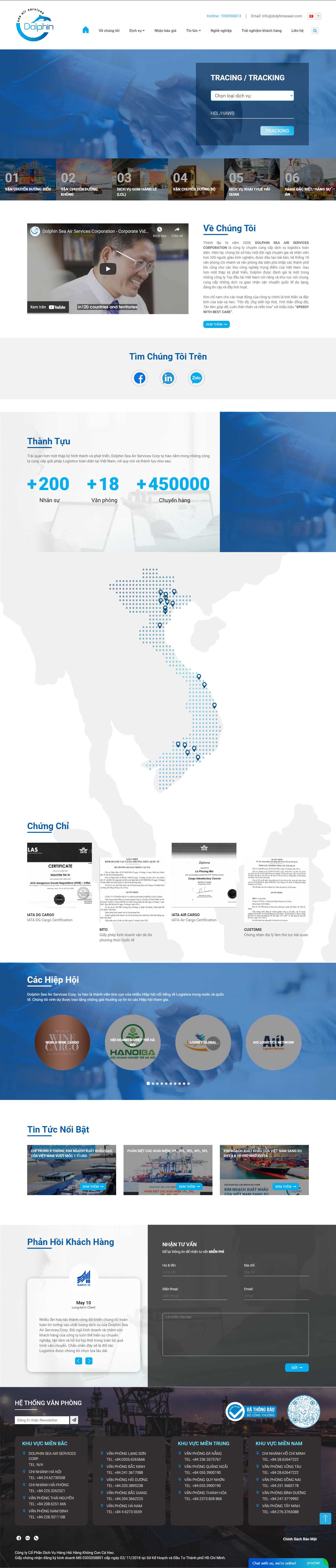 Thiết kế Web bán đồ xách tay, hàng order dolphinseaair.com