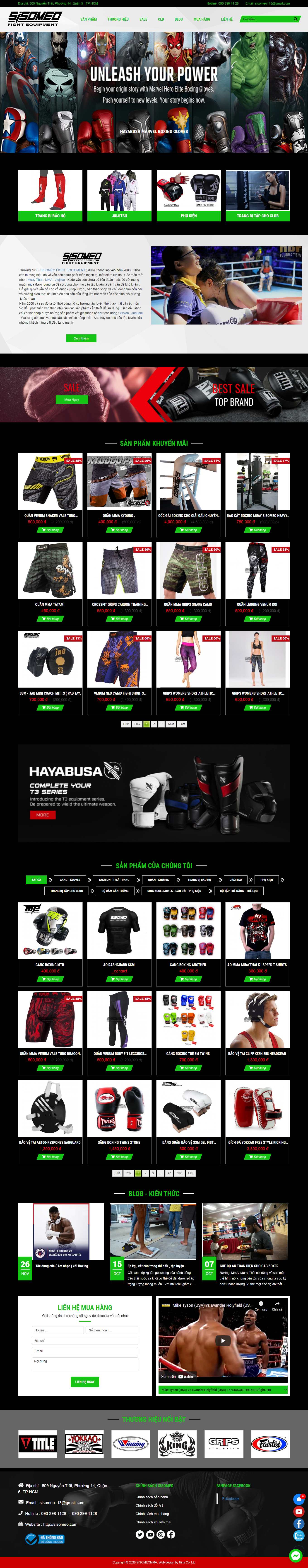 Thiết kế Web bán đồ phượt, vật dụng du lịch bụi sisomeo.com