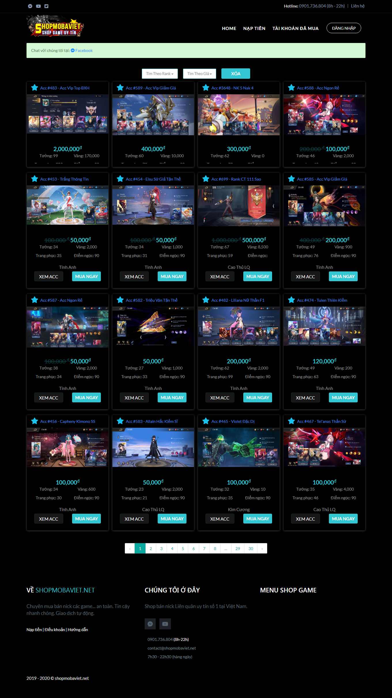 Thiết kế Web công ty môi trường shopmobaviet.net