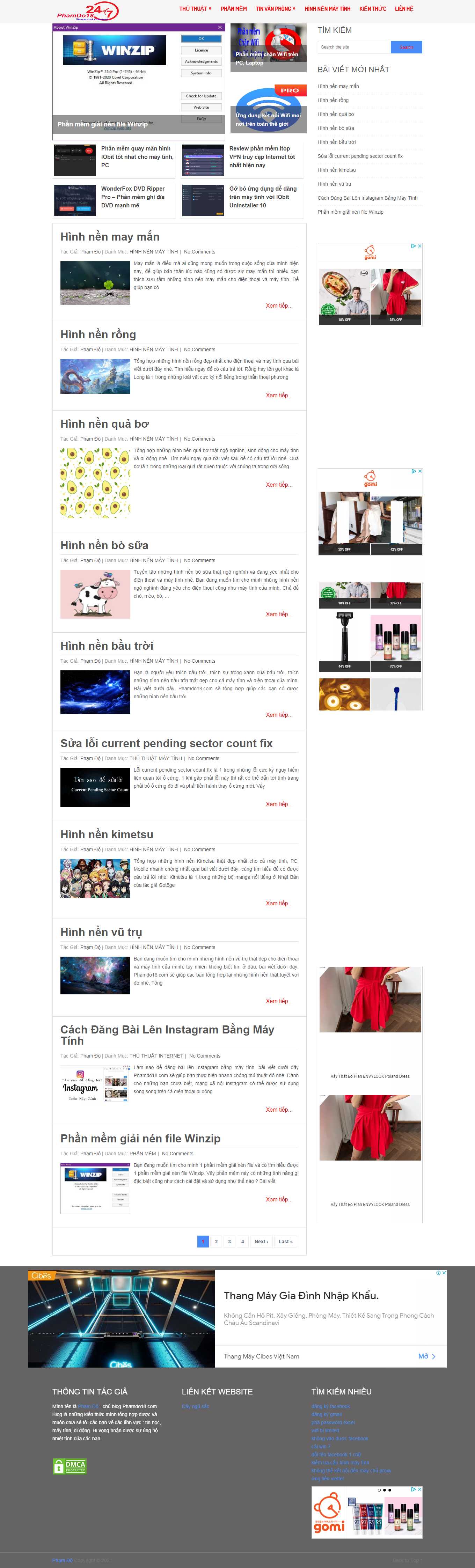 Thiết kế Web bán, chia sẻ tài liệu trực tuyến phamdo18.com