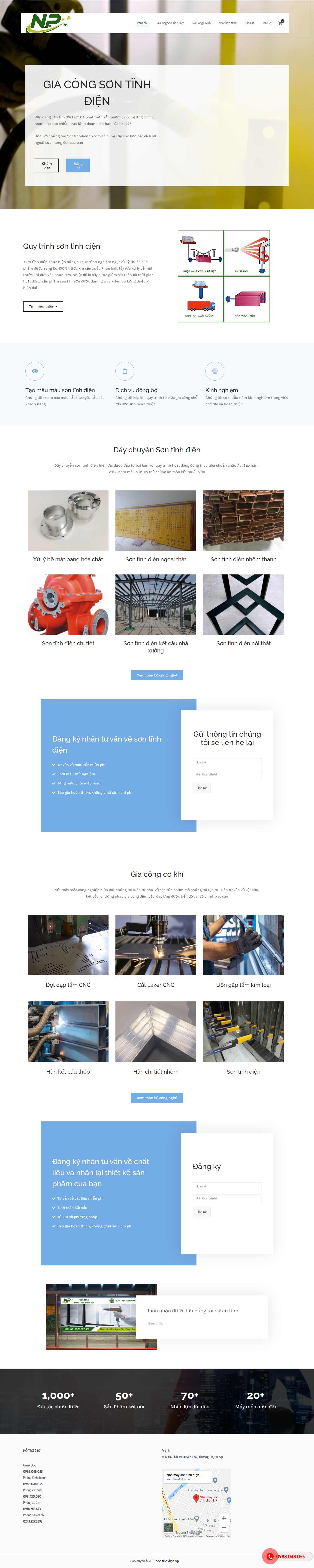 Thiết kế Web bán sơn nước, sơn tĩnh điện sontinhdiennp.com