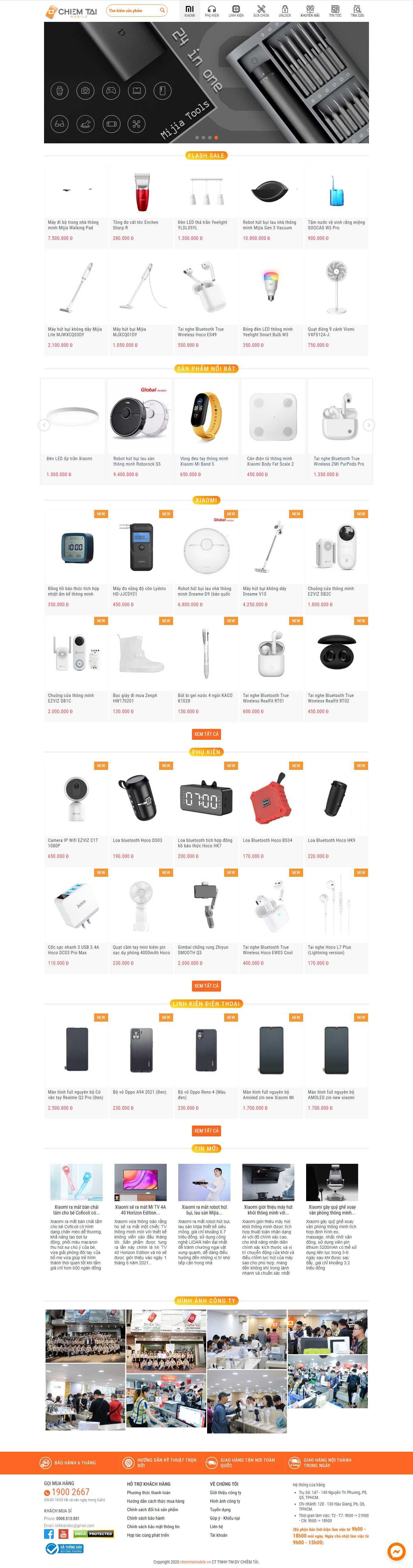 Thiết kế Web bán ốp điện thoại chiemtaimobile.vn