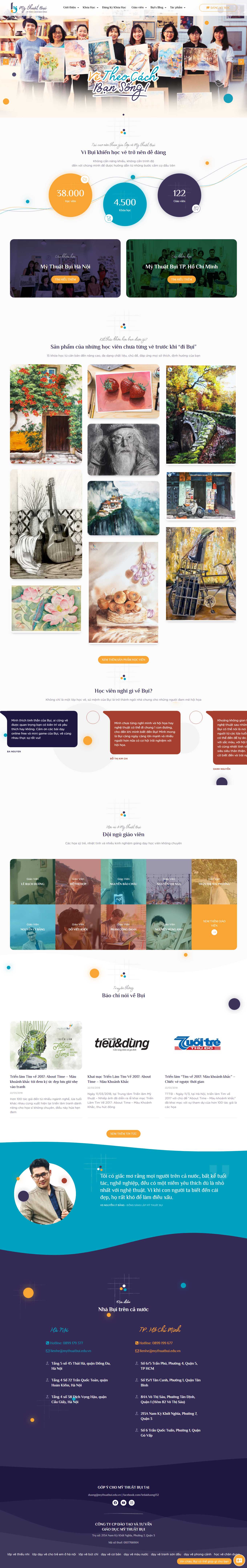 Thiết kế Web bán tên miền mythuatbui.edu.vn