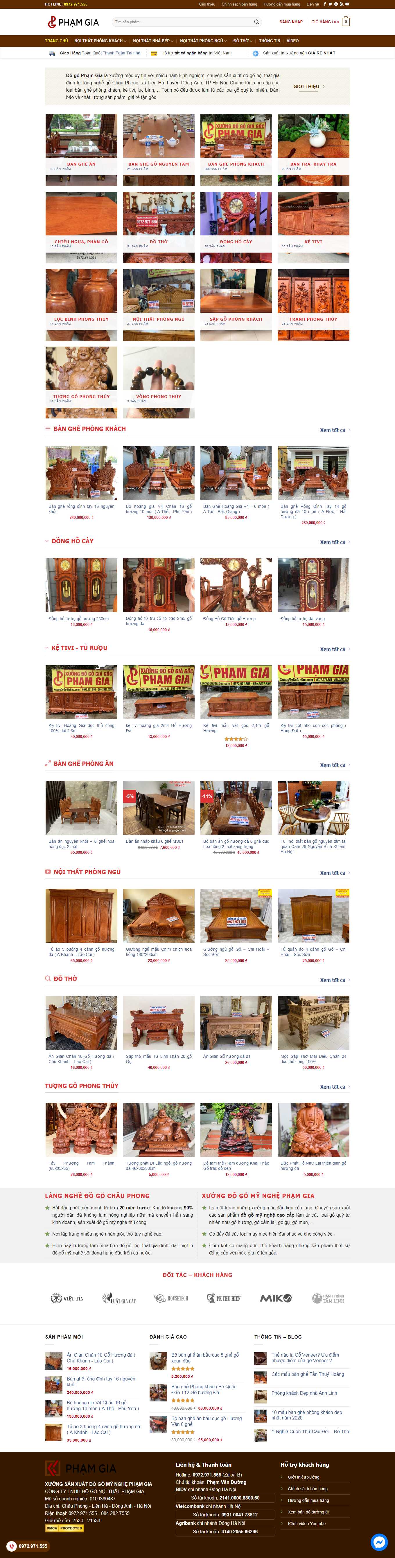 Thiết kế Web tượng gỗ xuongdogogiagoc.com