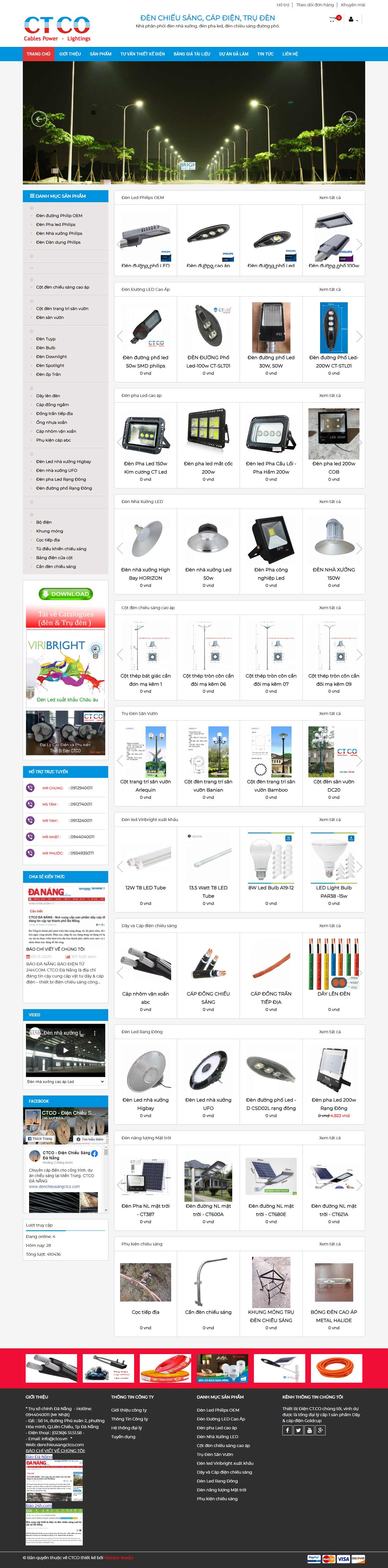 Thiết kế Web  denchieusangctco.com