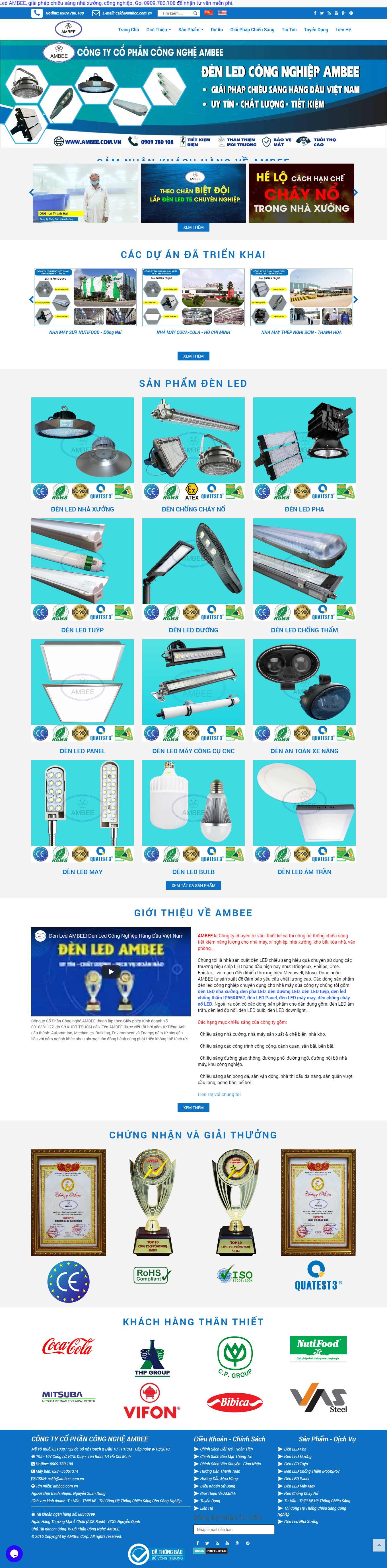 Thiết kế Web  ambee.com.vn