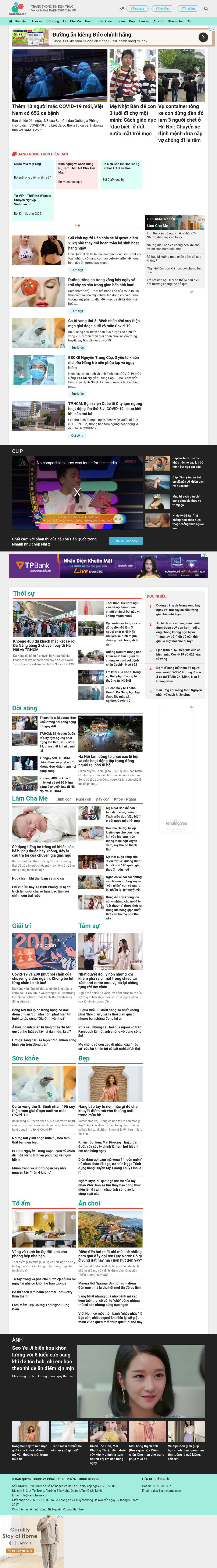 Thiết kế Web cộng đồng lamchame.vn
