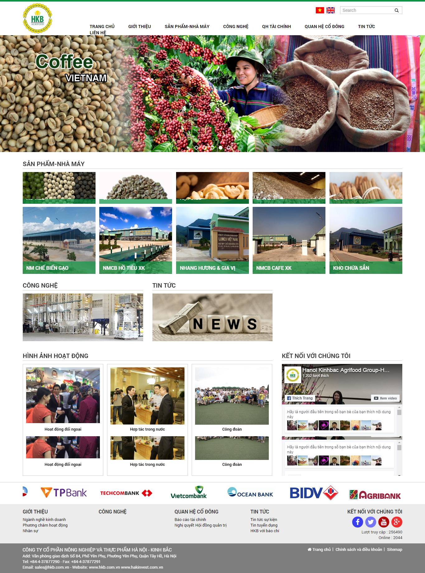 Thiết kế Web  hkb.com.vn