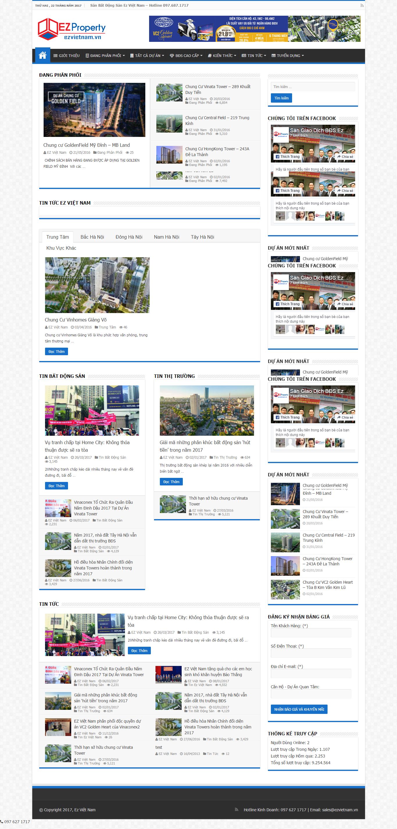 Thiết kế Web  ezvietnam.vn