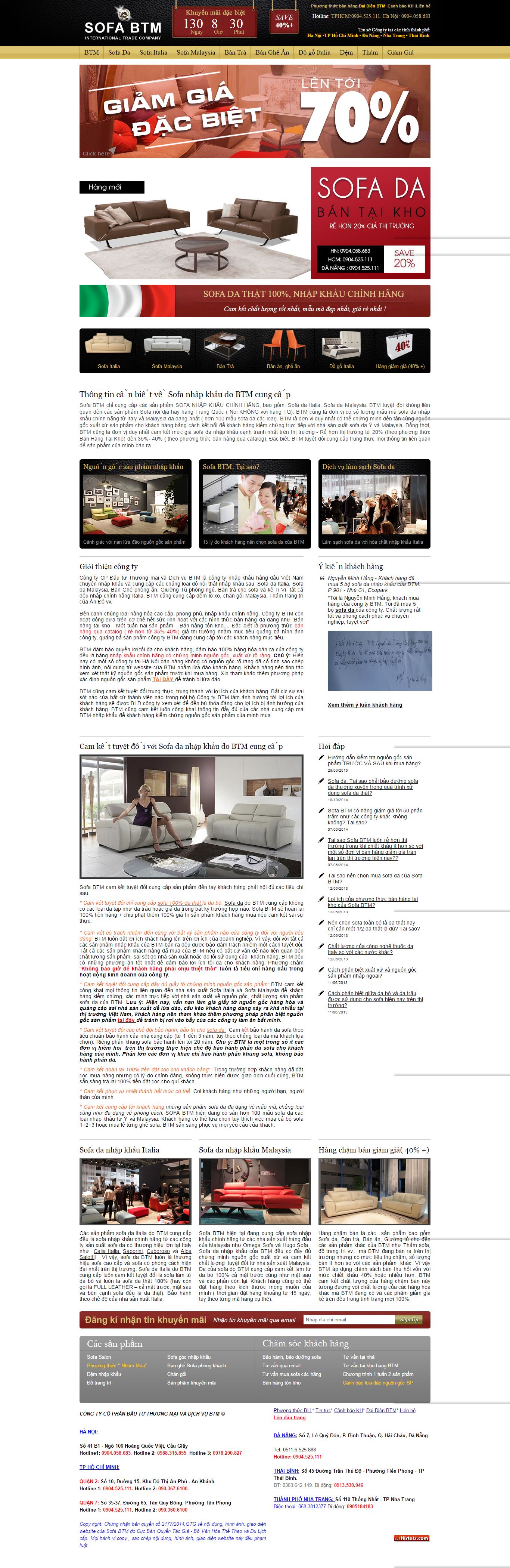 Thiết kế Web nội thất kiến trúc sofanhapkhau.com