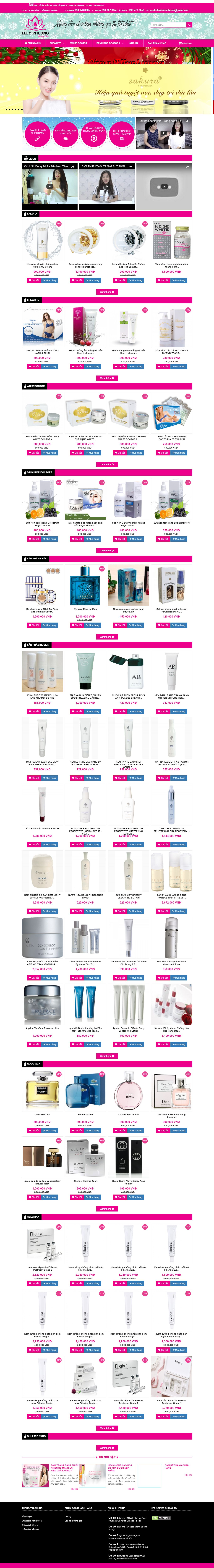 Thiết kế Web  ellyphuong.com