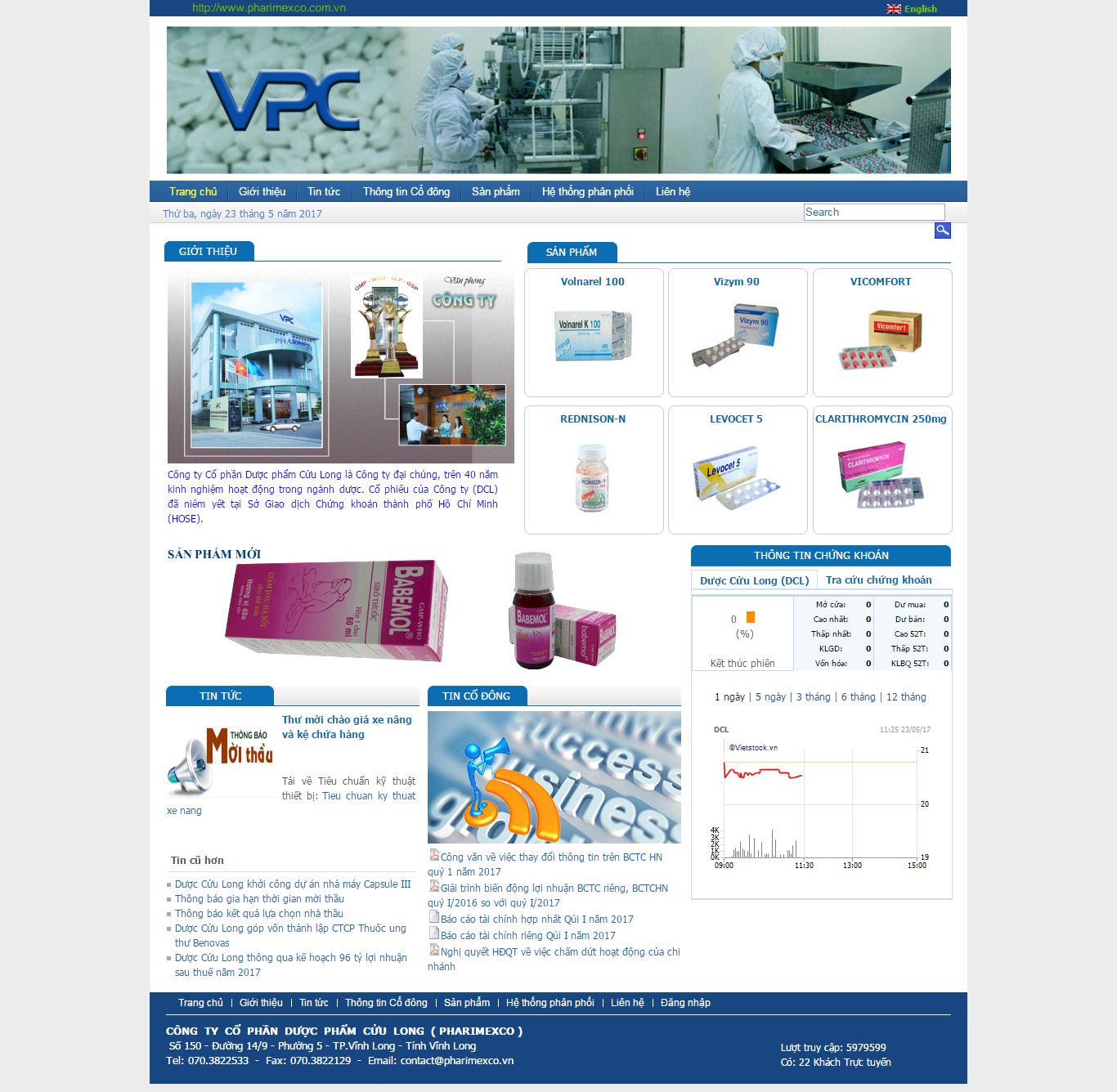 Thiết kế Web dược phẩm y tế pharimexco.com.vn