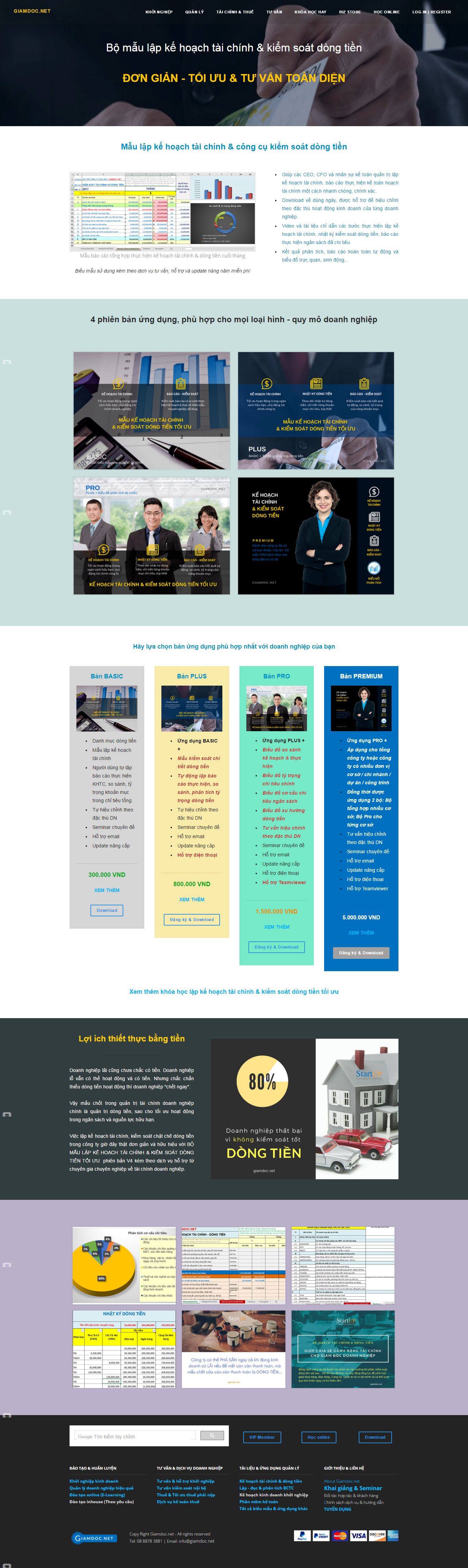 Thiết kế Web tài chính cho vay giamdoc.net