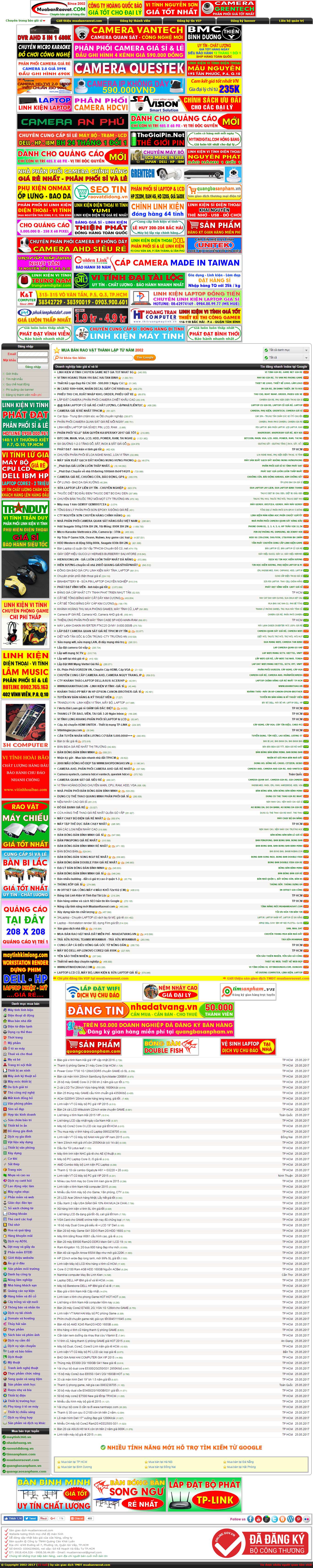 Thiết kế Web rao vặt Đấu giá muabanraovat.com