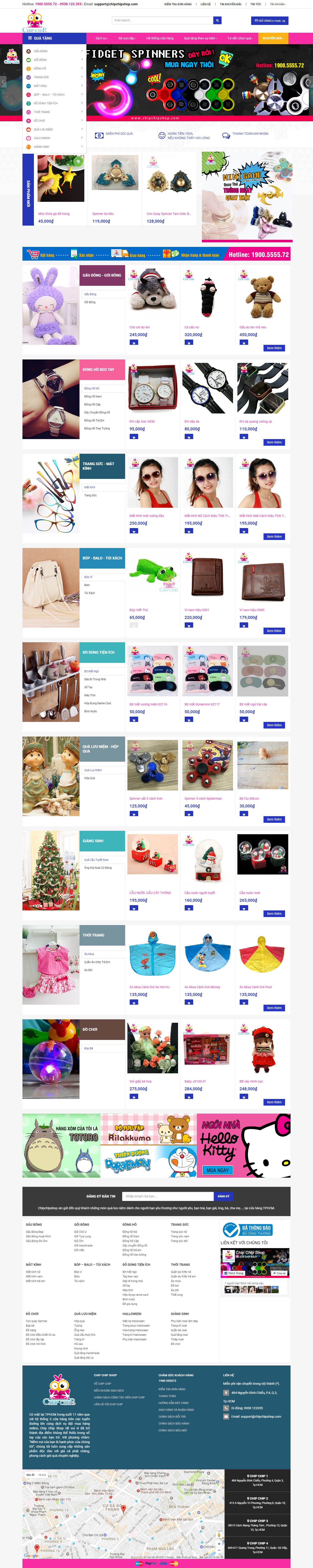 Thiết kế Web  chipchipshop.com