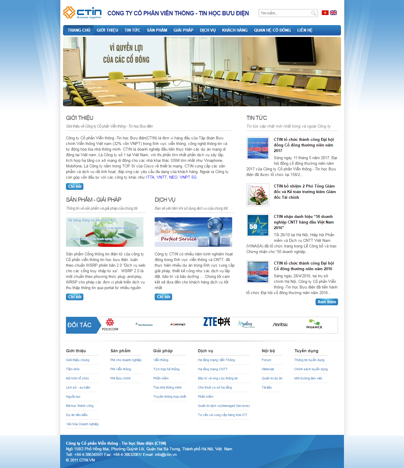 Thiết kế Web  ctin.vn