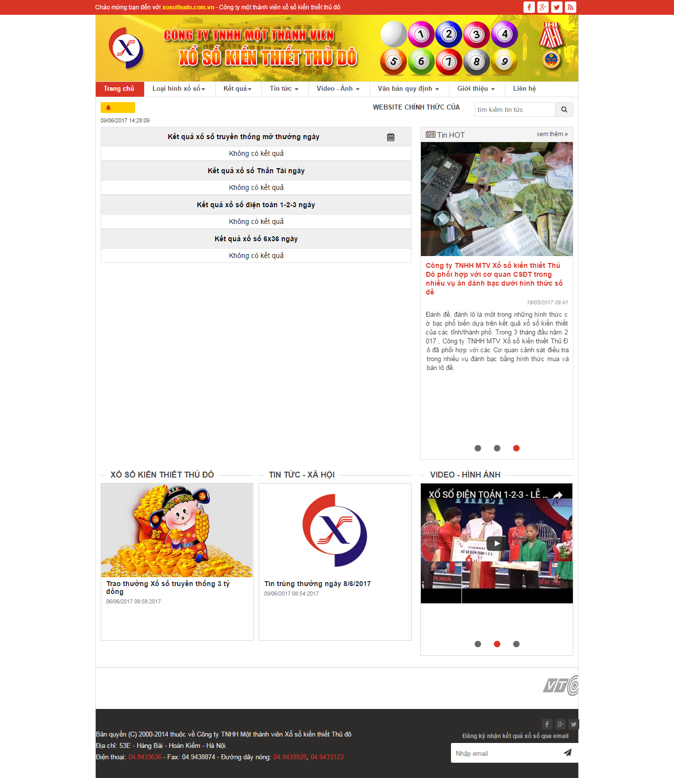 Thiết kế website xổ số thủ đô đẹp, chuyên nghiệp chuẩn SEO
