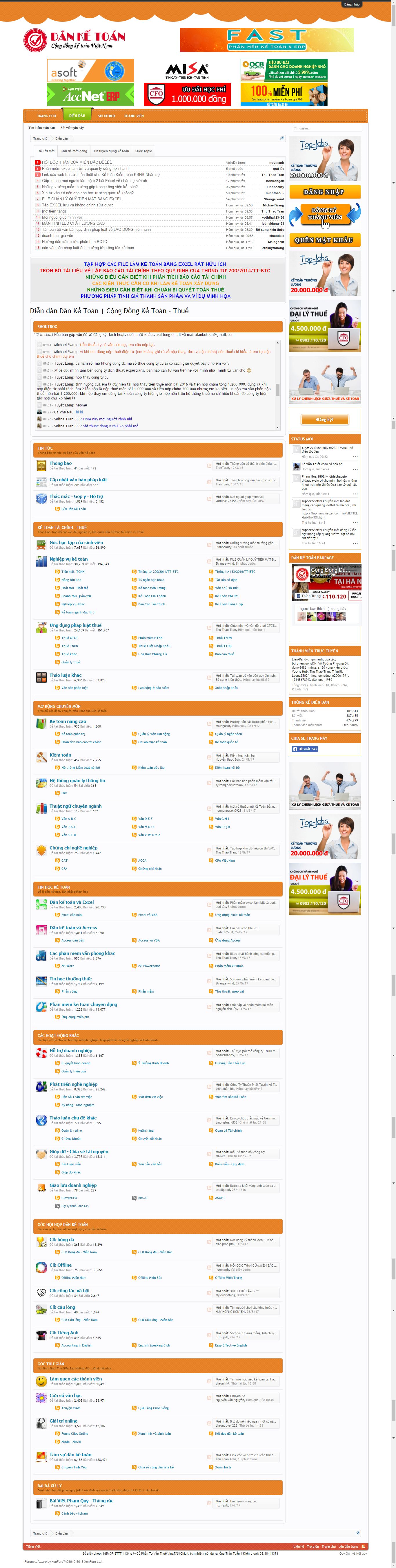 Thiết kế Web kế toán tư vấn luật danketoan.com