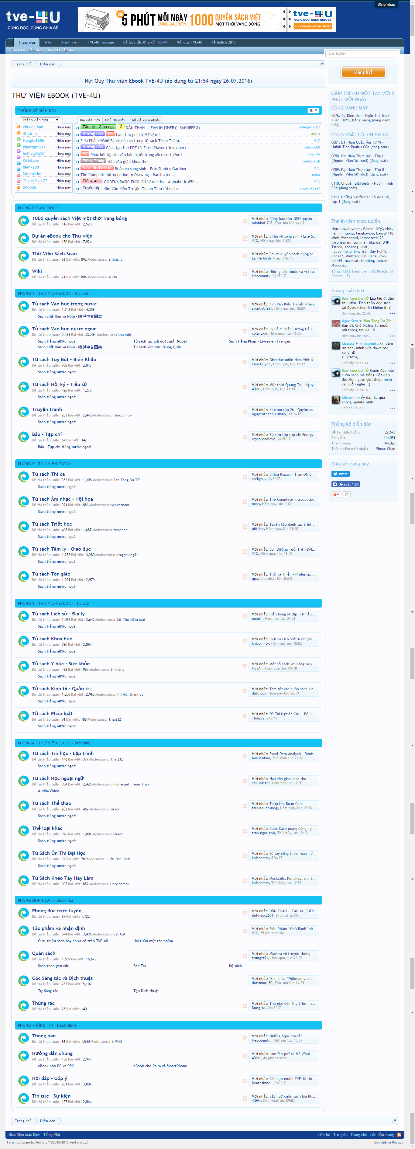 Thiết kế Web bán sách ebook tve-4u.org
