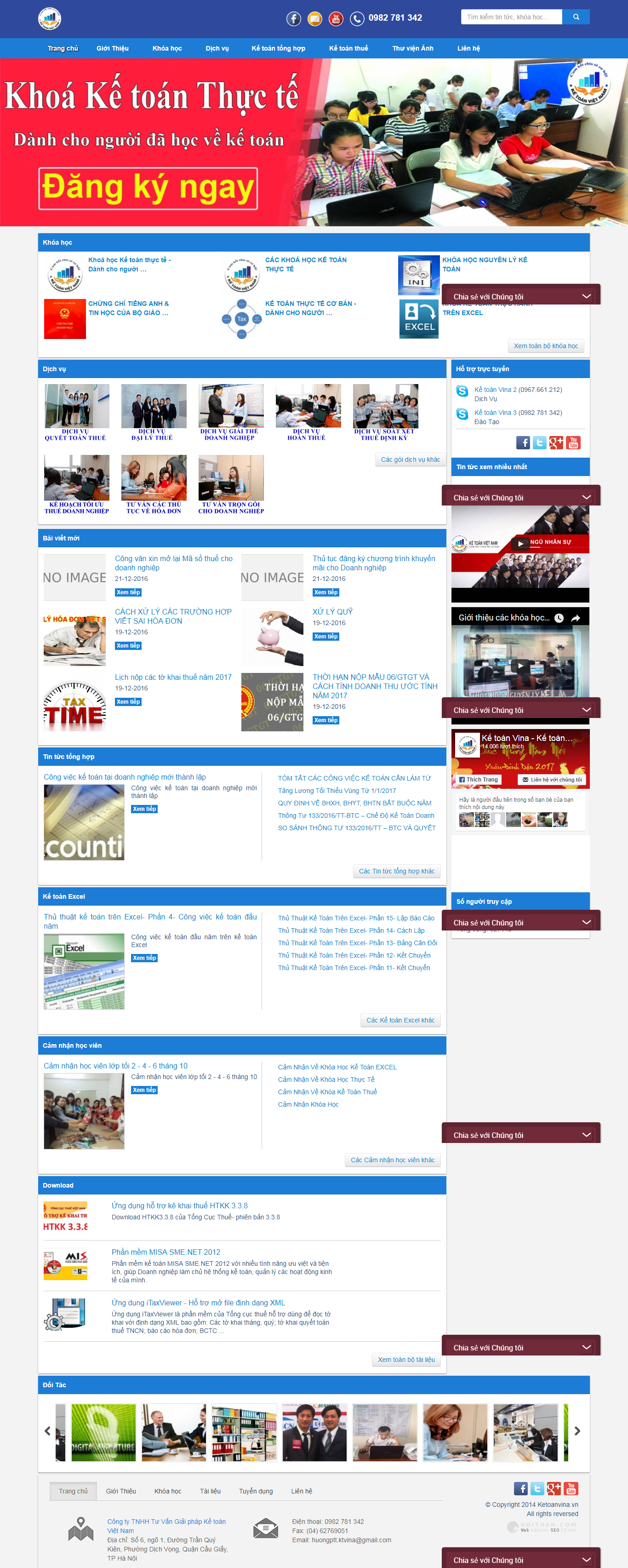 Thiết kế Web  ketoanvina.vn