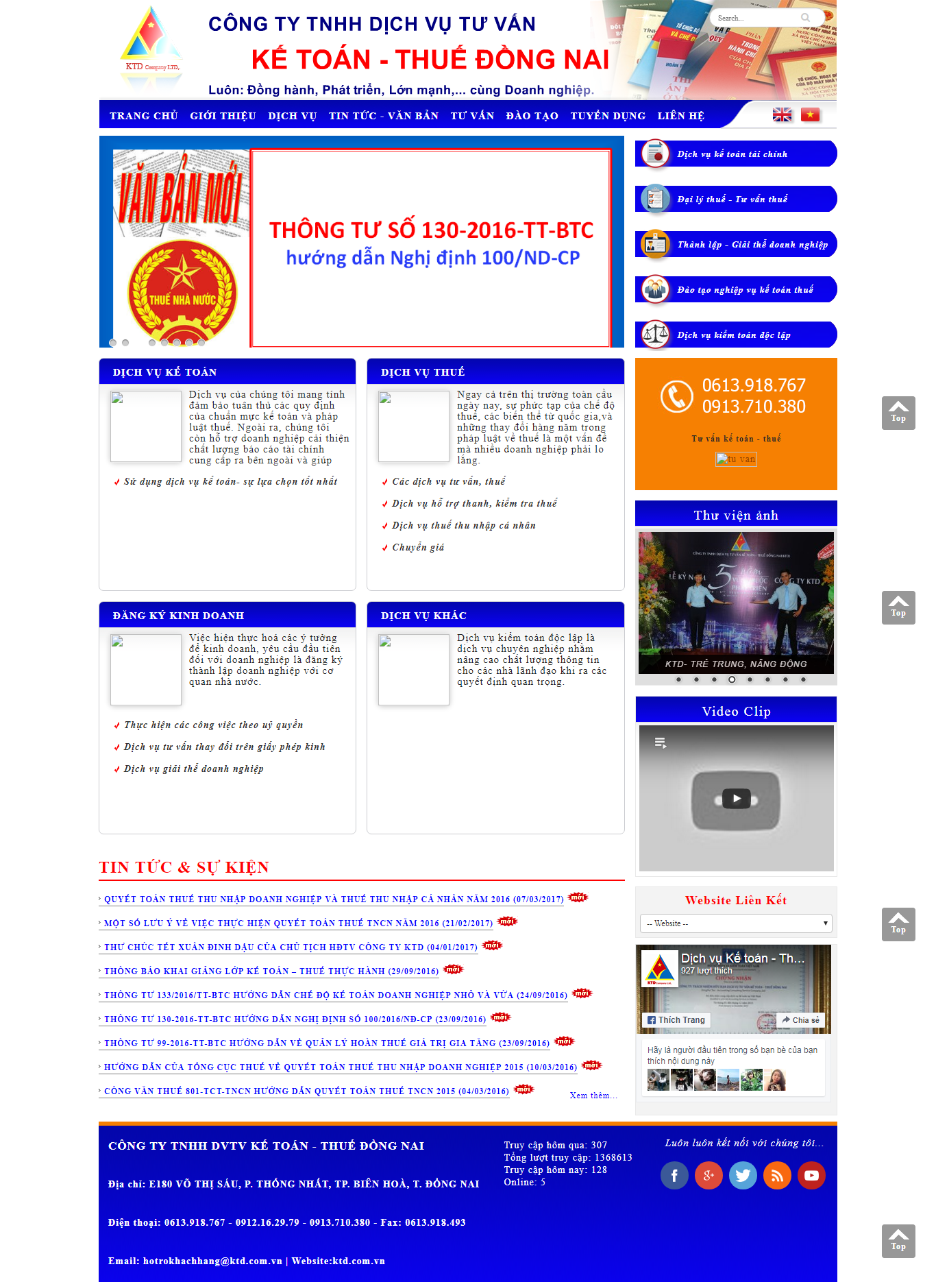 Thiết kế Web  ktd.com.vn