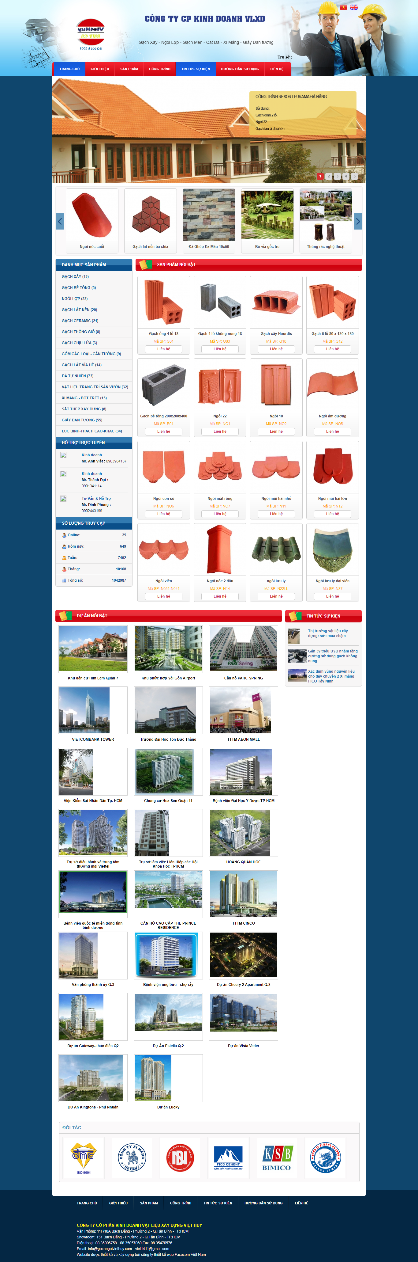 Thiết kế Web  gachngoiviethuy.com