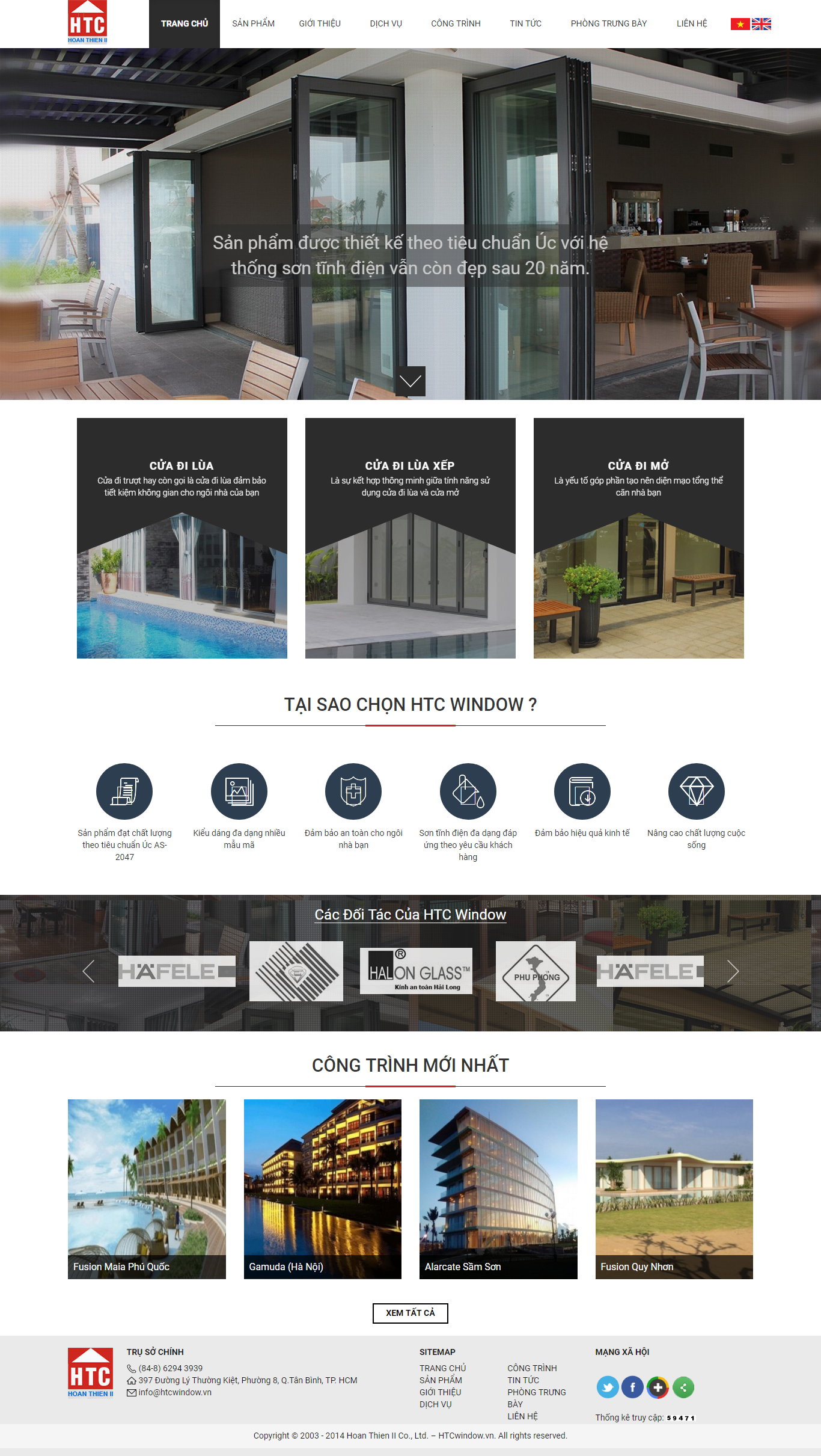 Thiết kế Web bán cửa dinhgiagroup.vn