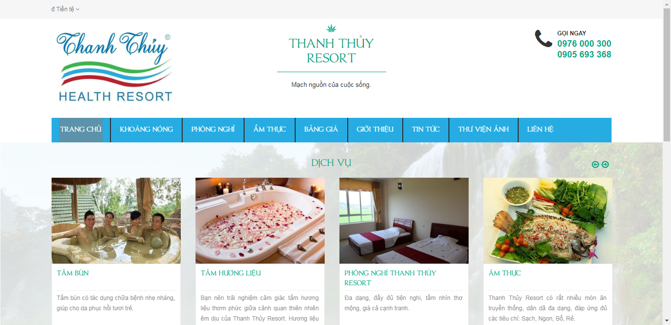 Thiết kế Web  thanhthuyrs.com