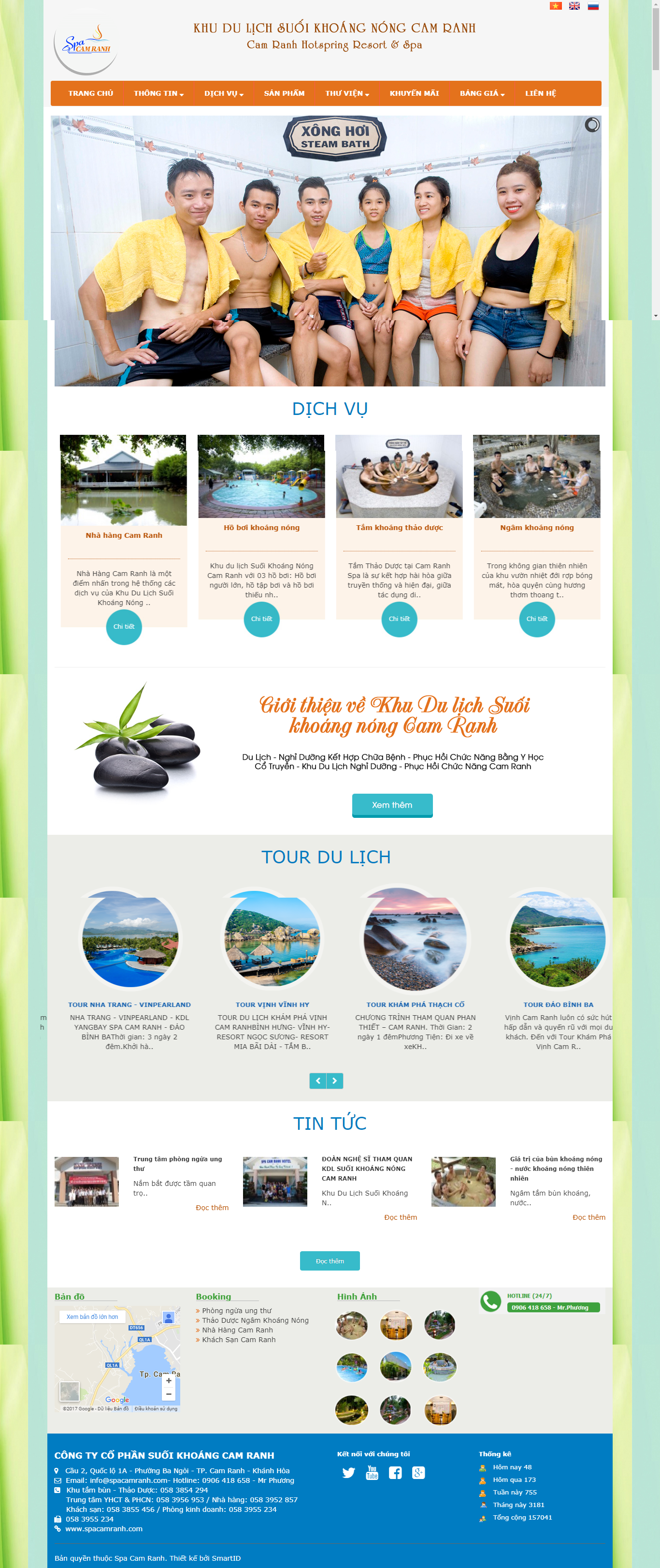 Thiết kế Web  spacamranh.com