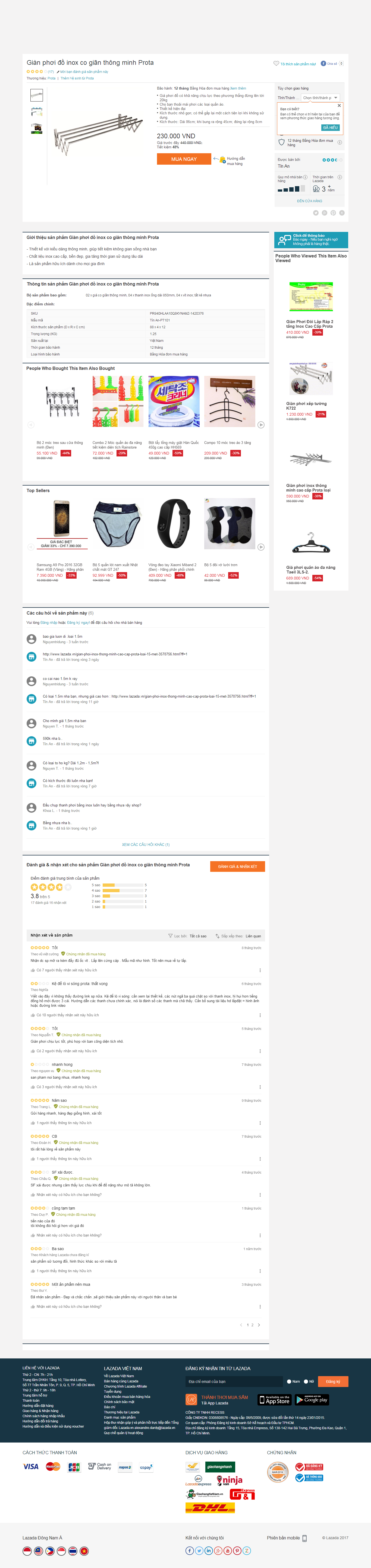 Thiết kế Web Đồ dùng inox lazada.vn