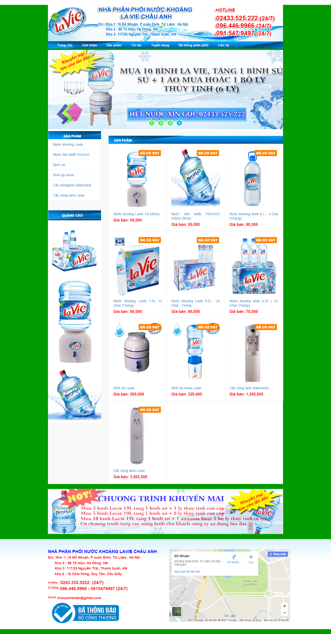 Thiết kế Web mới laviechauanh.com