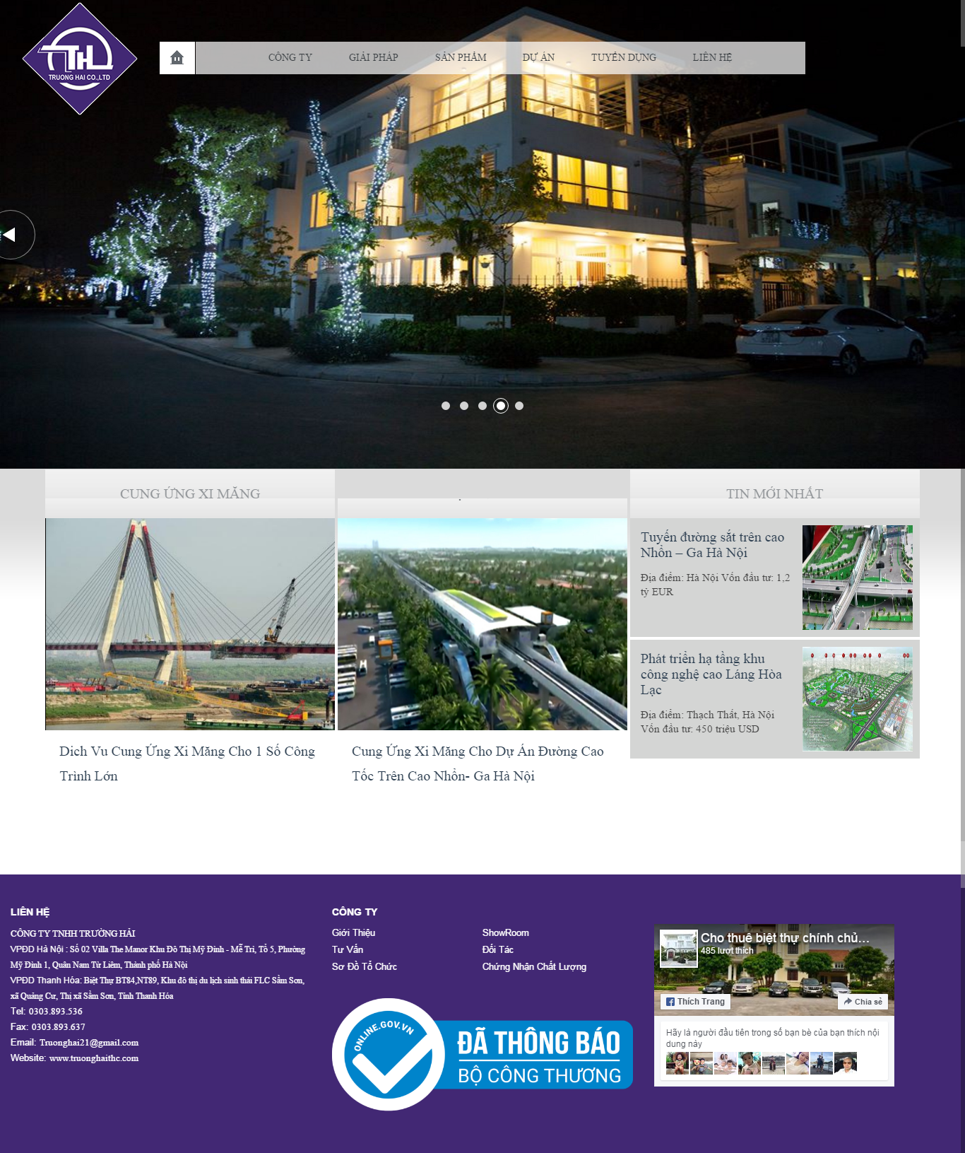 Thiết kế Web mới truonghaithc.com