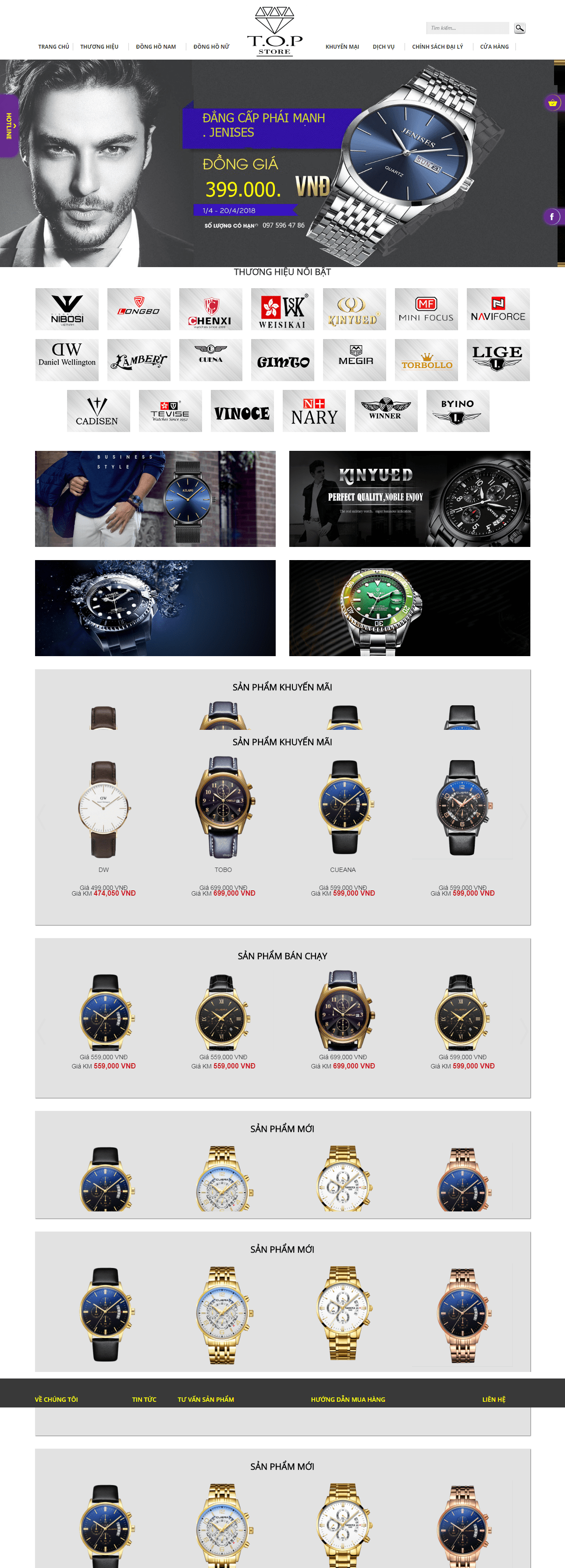 Thiết kế Web  topdonghonam.com