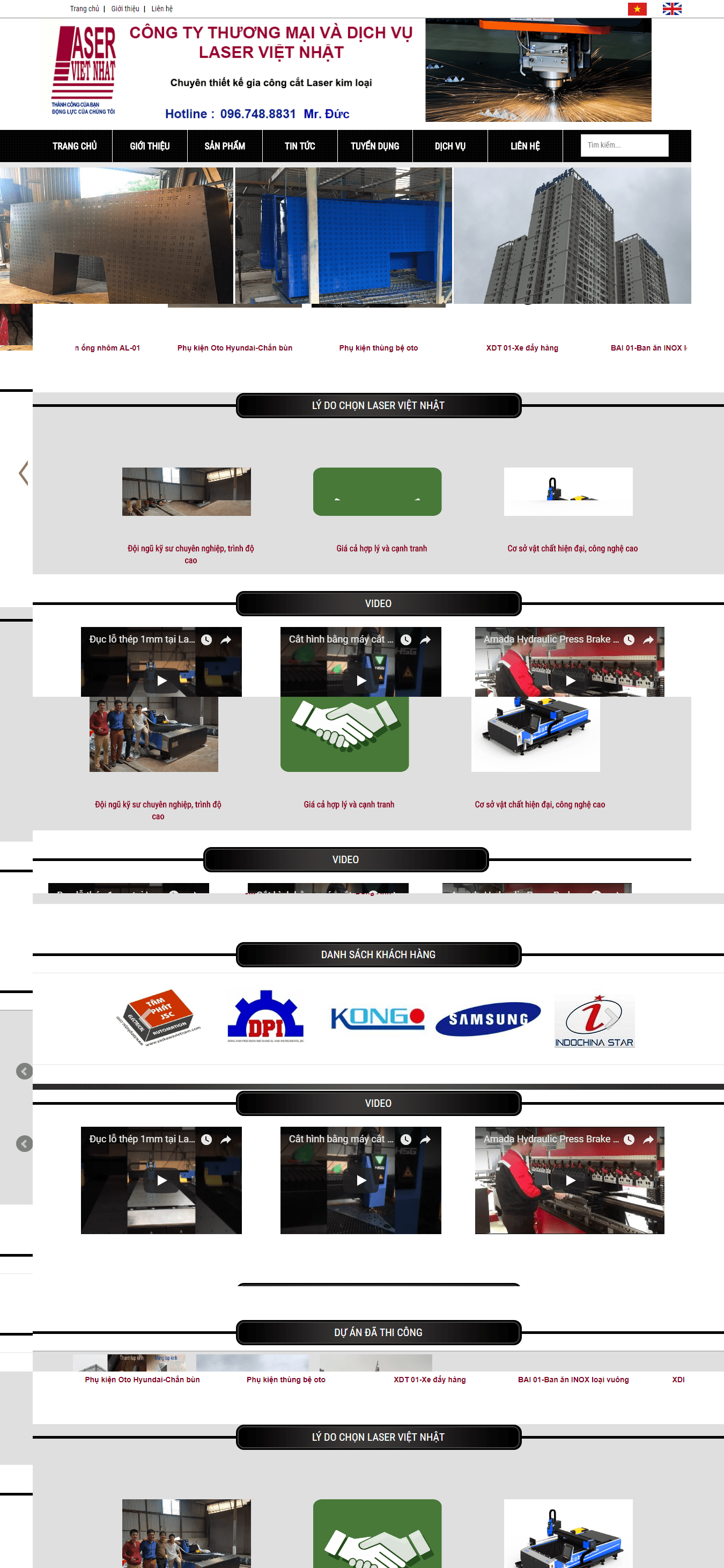 Thiết kế Web  laservietnhat.com